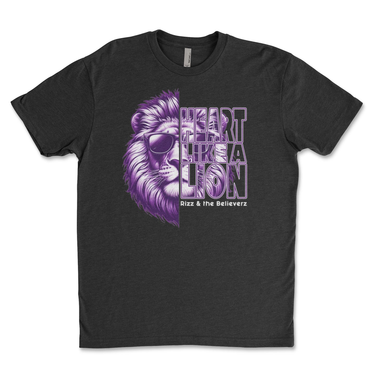 Heart Like A Lion | Black T-shirt