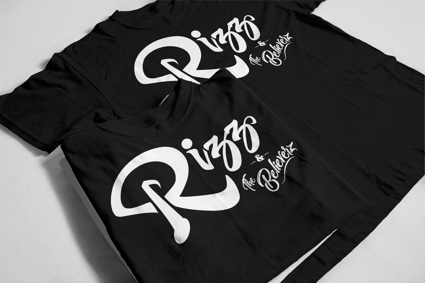 Rizz And The Believerz Logo | Black T-shirt